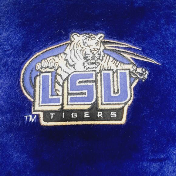LSU TIGERS DECOR PILLOW NCAA PLUSH THROW SQUARE 10"x10"  NEW - Picture 2 of 4